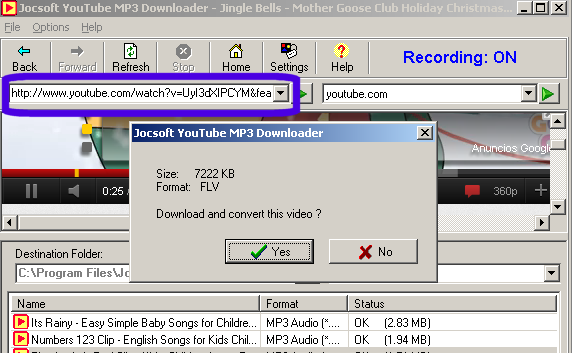Youtube MP3 Downloader tutorial 1